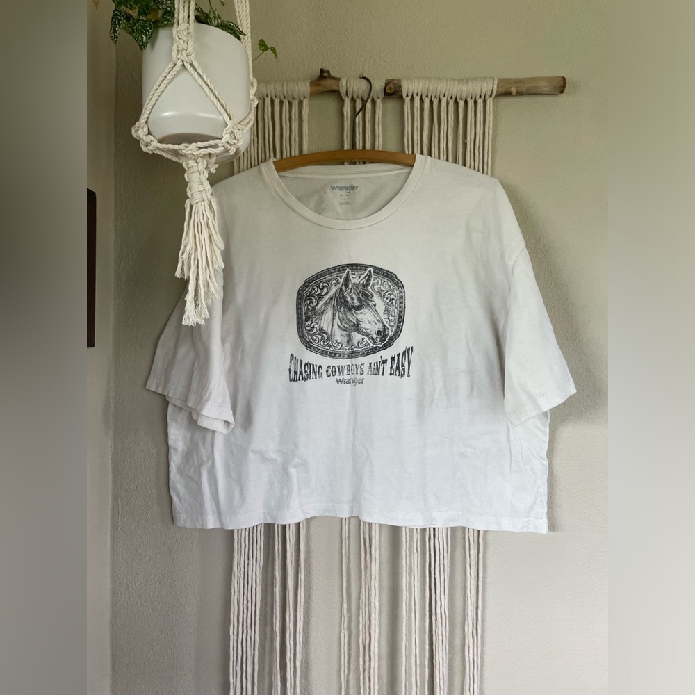 Cropped wrangler shirt